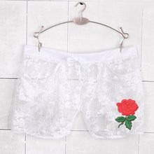 Load image into Gallery viewer, Sexy Women Lace Shorts Low Waist Female Summer Short Pants Harajuku Beachwear Ladies Boho Short Pants Plus Size Short Feminino