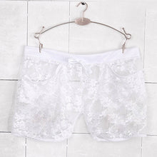 Load image into Gallery viewer, Sexy Women Lace Shorts Low Waist Female Summer Short Pants Harajuku Beachwear Ladies Boho Short Pants Plus Size Short Feminino