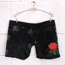 Load image into Gallery viewer, Sexy Women Lace Shorts Low Waist Female Summer Short Pants Harajuku Beachwear Ladies Boho Short Pants Plus Size Short Feminino