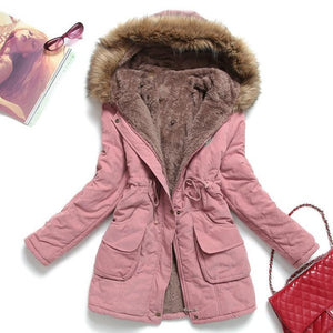 Winter Jacket Women Thick Warm Hooded Parka Mujer Cotton Padded Coat Long Paragraph Plus Size 3xl Slim Jacket Female