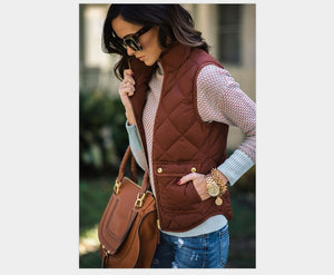 Women arrival Slim coats New Brand Women Sleeveless Jacket Winter Vest Female Slim Vest Women's Windproof Warm Waistcoat