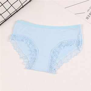 2019 New arrival Fashion Sexy Shorts Lace Modal Panties Soft Ladies Sexy Low Waist Intimates For Women