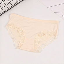 Load image into Gallery viewer, 2019 New arrival Fashion Sexy Shorts Lace Modal Panties Soft Ladies Sexy Low Waist Intimates For Women