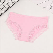 Load image into Gallery viewer, 2019 New arrival Fashion Sexy Shorts Lace Modal Panties Soft Ladies Sexy Low Waist Intimates For Women