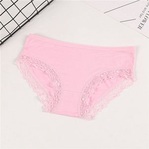 2019 New arrival Fashion Sexy Shorts Lace Modal Panties Soft Ladies Sexy Low Waist Intimates For Women