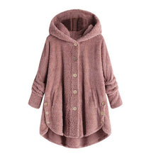 Load image into Gallery viewer, Hot Womens Casual Outwear Autumn Winter Hooded Coat Winter Women Fur Coats Women&#39;s Winter And Coats Pullover Loose Sweater  2#