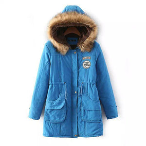 Winter Jacket Women Thick Warm Hooded Parka Mujer Cotton Padded Coat Long Paragraph Plus Size 3xl Slim Jacket Female