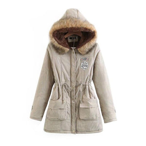 Winter Jacket Women Thick Warm Hooded Parka Mujer Cotton Padded Coat Long Paragraph Plus Size 3xl Slim Jacket Female