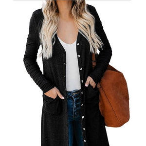 Fashion Women's Windbreaker Casual Trench Female Outwear Long Coat women's Single-breasted Trench Manteau Femme