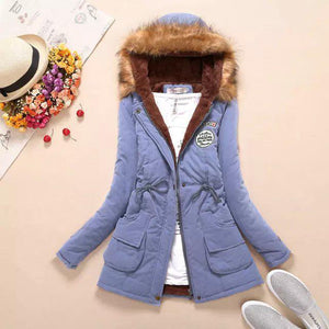 Winter Jacket Women Thick Warm Hooded Parka Mujer Cotton Padded Coat Long Paragraph Plus Size 3xl Slim Jacket Female