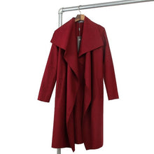 Load image into Gallery viewer, JAZZEVAR 2019 New Autumn High Fashion Women&#39;s Wool Blend Trench Coat Casual Long Outerwear Loose Clothing for lady 860103-1