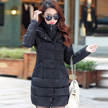 Load image into Gallery viewer, ZOGAA 2019  Women Parka Winter Down Cotton Jacket Warm Thick Hooded Coat Casual Female Winter Jacket Long Overcoat Coat Hot Sale