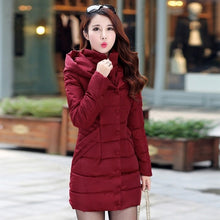 Load image into Gallery viewer, ZOGAA 2019  Women Parka Winter Down Cotton Jacket Warm Thick Hooded Coat Casual Female Winter Jacket Long Overcoat Coat Hot Sale