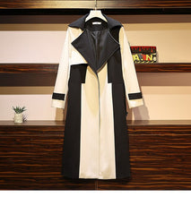 Load image into Gallery viewer, 2020 Large Size Women&#39;s Spring Autumn New Long Trench Coat British style fashion was thin temperament Windbreaker Overcoat N1163