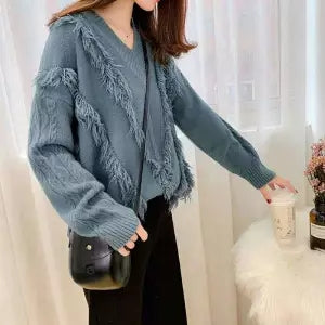 New Arrival Thick Winter Knitted Women Sweater