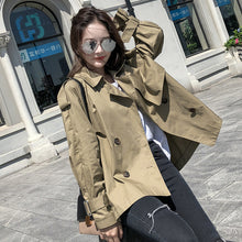 Load image into Gallery viewer, Windbreaker jacket female 2019 spring and autumn women&#39;s jacket new England loose casual fashion wild coat thin section