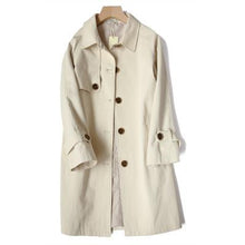 Load image into Gallery viewer, Shuchan Wide-waisted Cotton Trench Coat New Womens Spring Coats Women Runway Fashion 2019 Women&#39;s Windbreaker  F-71