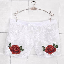 Load image into Gallery viewer, Sexy Women Lace Shorts Low Waist Female Summer Short Pants Harajuku Beachwear Ladies Boho Short Pants Plus Size Short Feminino